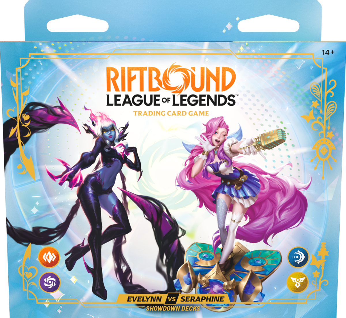 Riftbound League of Legends TCG - Radiance - Champion Deck - Evelynn VS Serphine **Pre-Order**
