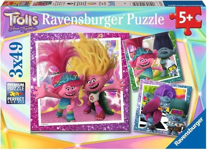 Trolls Band Together 3x49 pcs