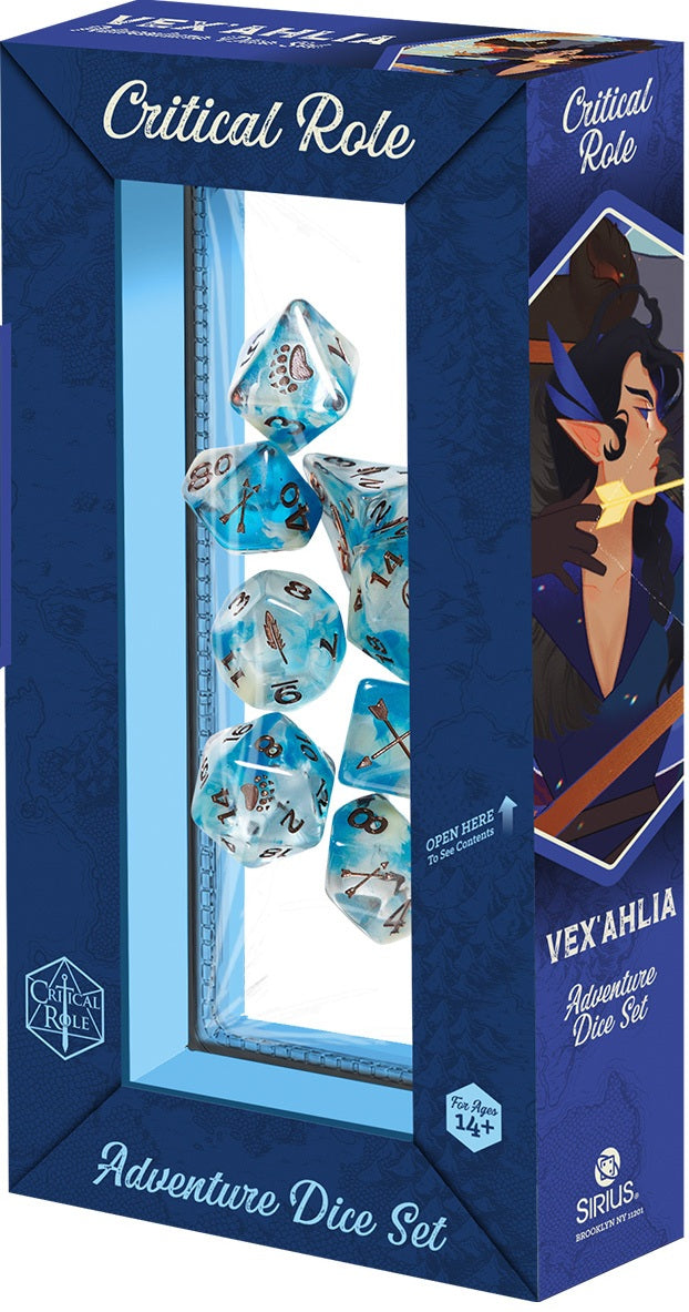 Polyhedral 7-Dice Set - Vox Machina Adventure Dice **Pre-Order**