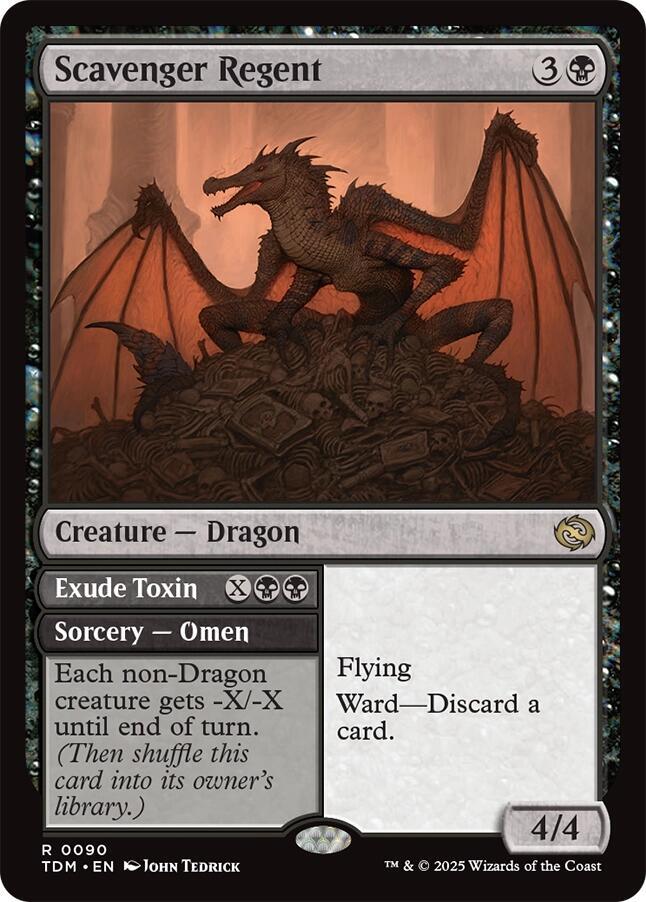 Scavenger Regent // Exude Toxin - Tarkir: Dragonstorm - 90