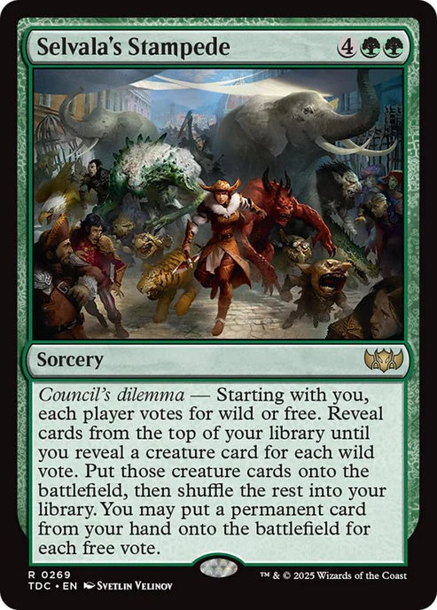 Selvala's Stampede - Tarkir: Dragonstorm Commander - 269
