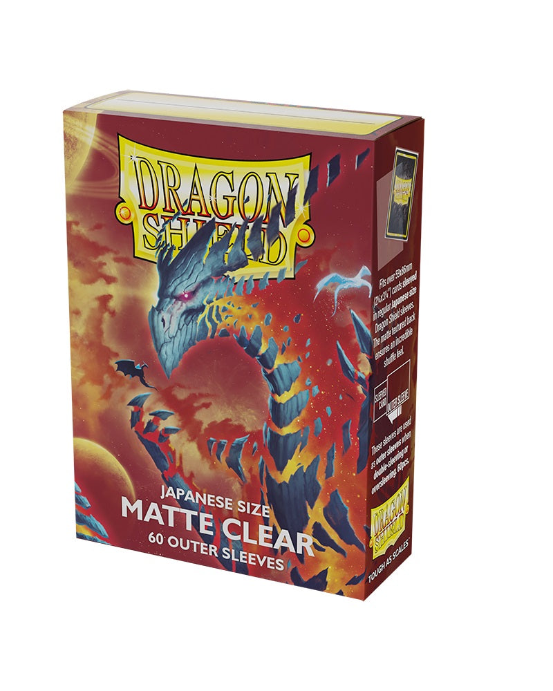 Dragon Shield - Outer Sleeves Japanese - Matte Clear