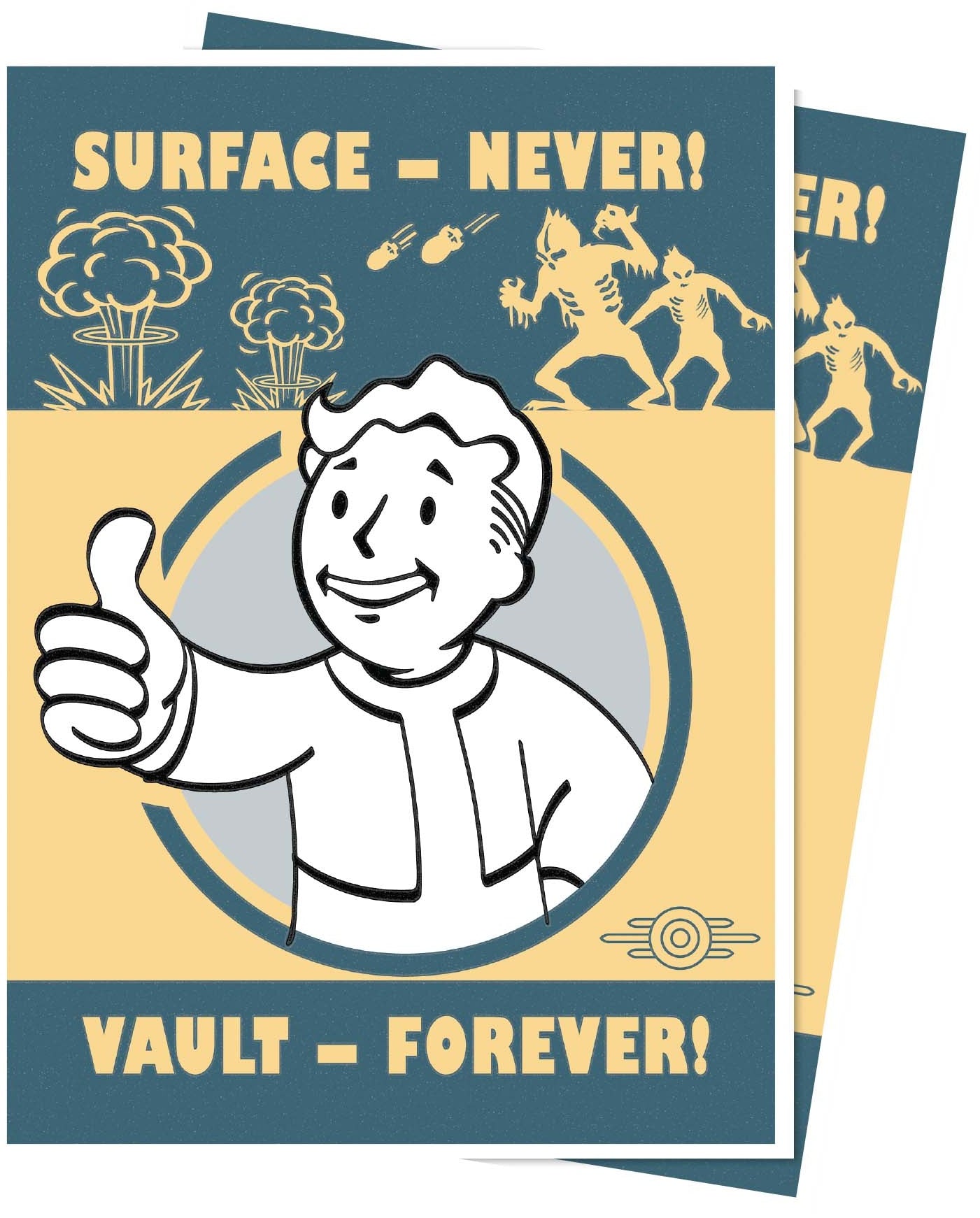 UP - D-Pro - Apex MTG Fallout Vault Boy Premium 105ct. **Pre-Order**