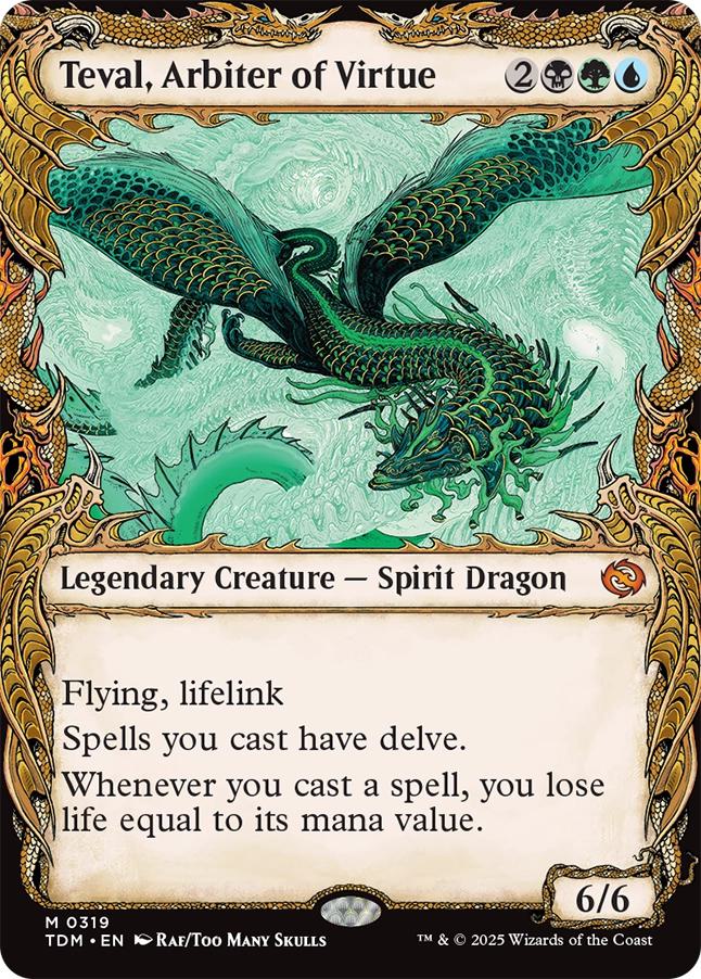 Teval, Arbiter of Virtue - Tarkir: Dragonstorm - 319
