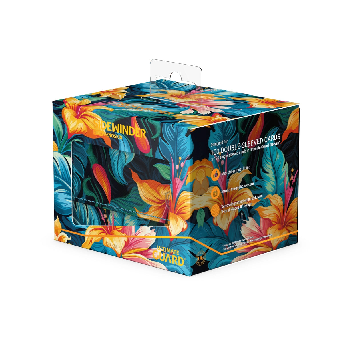 UG Deck Box - Xenoskin Floral Places - SideWinder 100+ **Pre-Order**