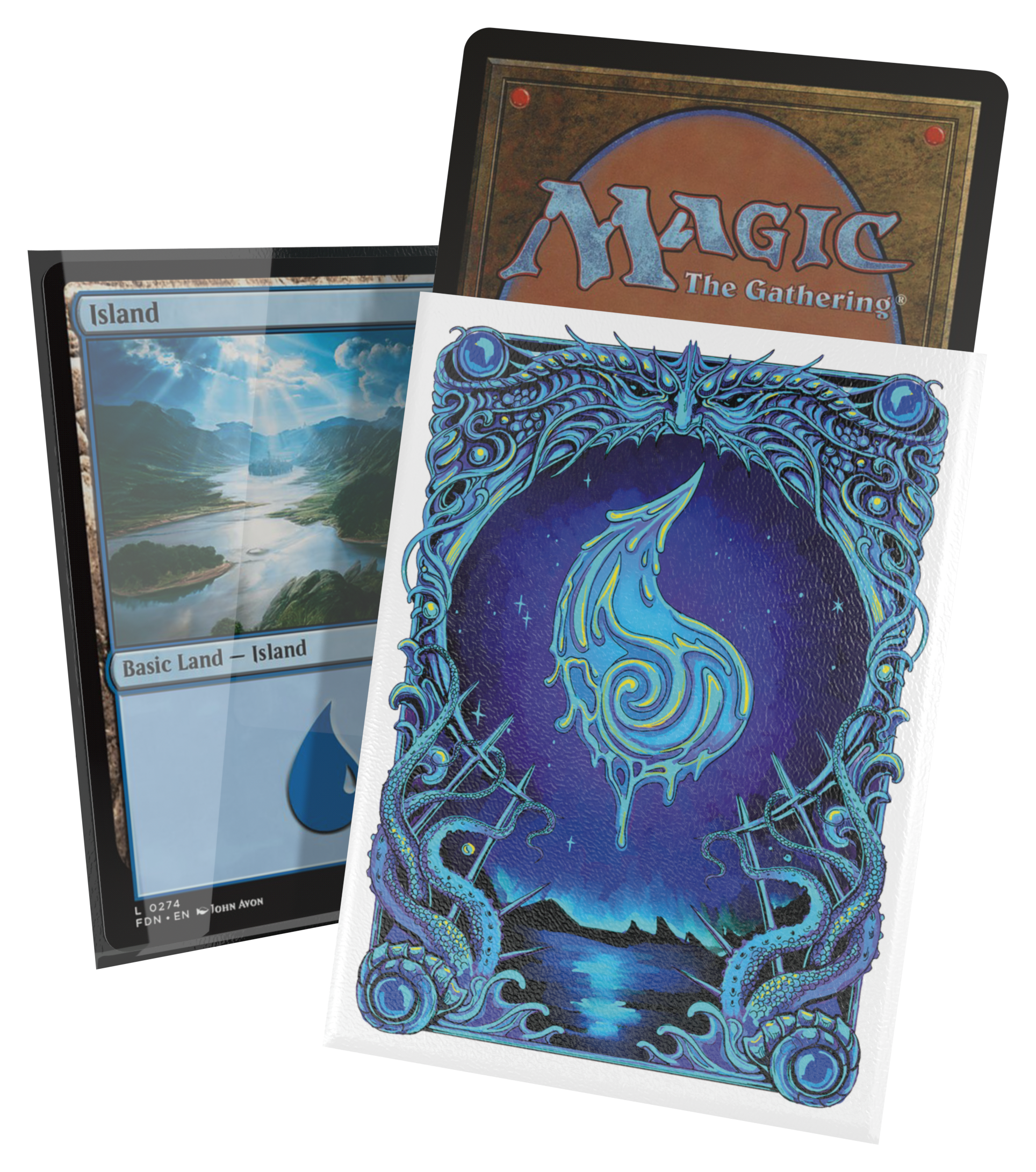 UG Art Sleeves - MTG Mana Token **Pre-Order**
