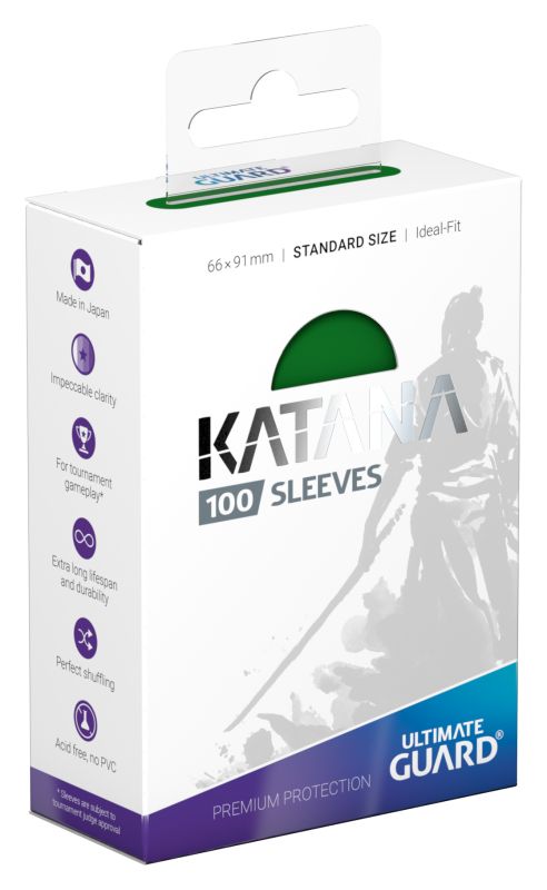 UG Sleeves Katana Green 100ct