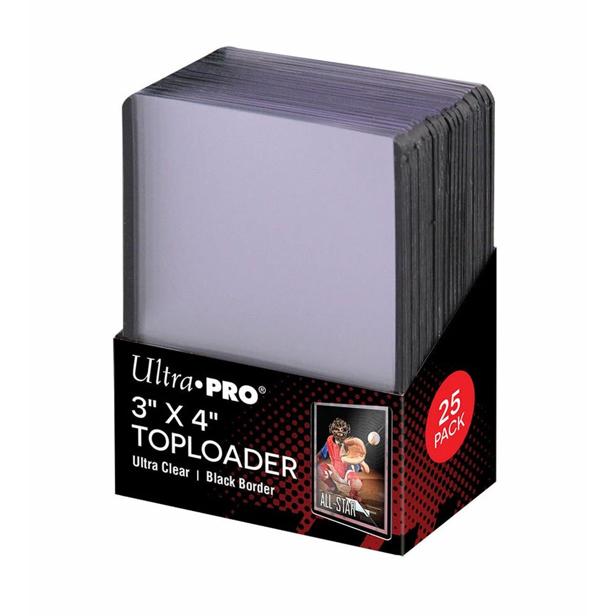 Sleeves: Toploader: Color Border: Standard Size: Black [25]