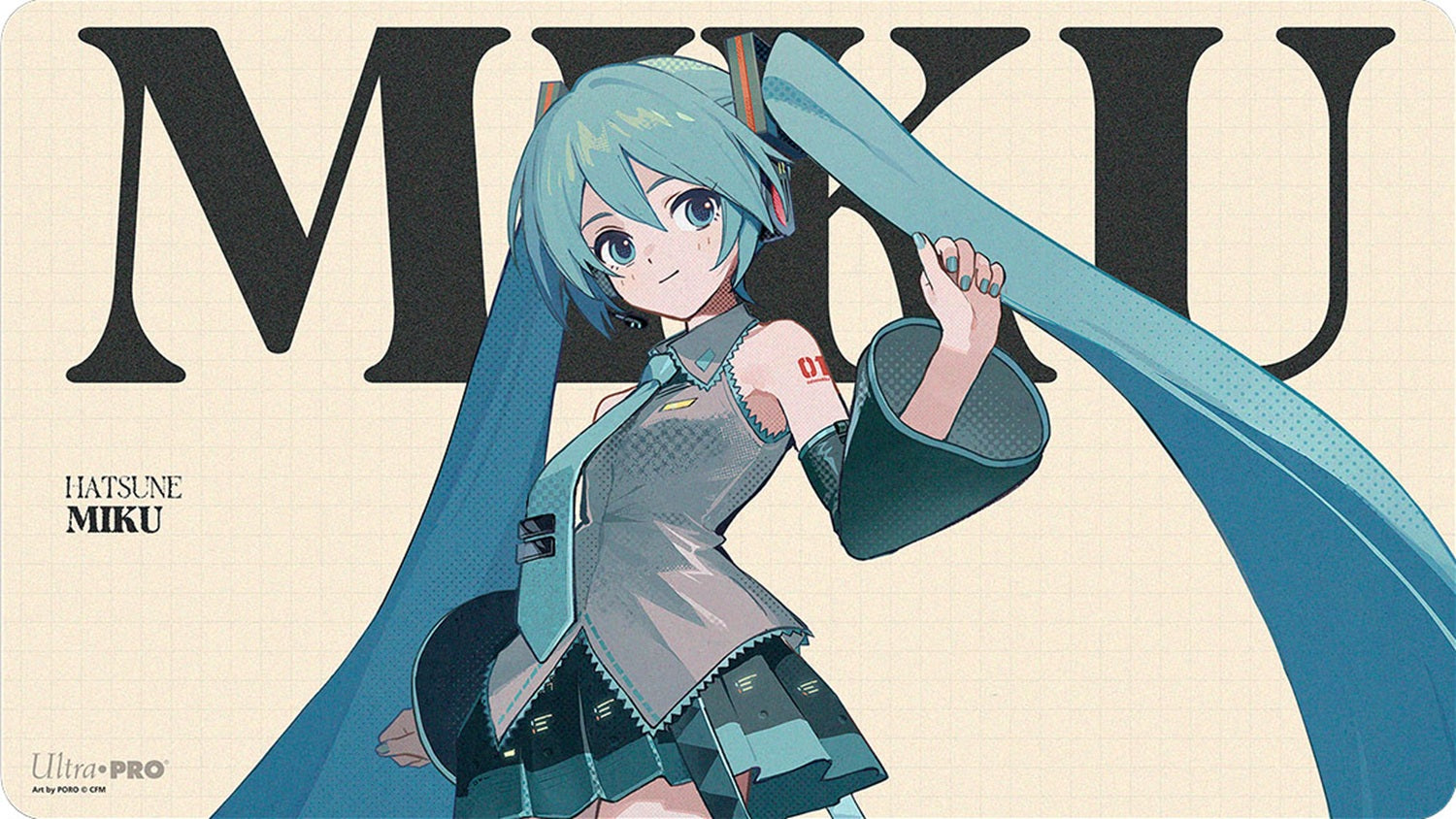 UP - Playmat - Hatsune Miku Retro Soundscapes **Pre-Order**