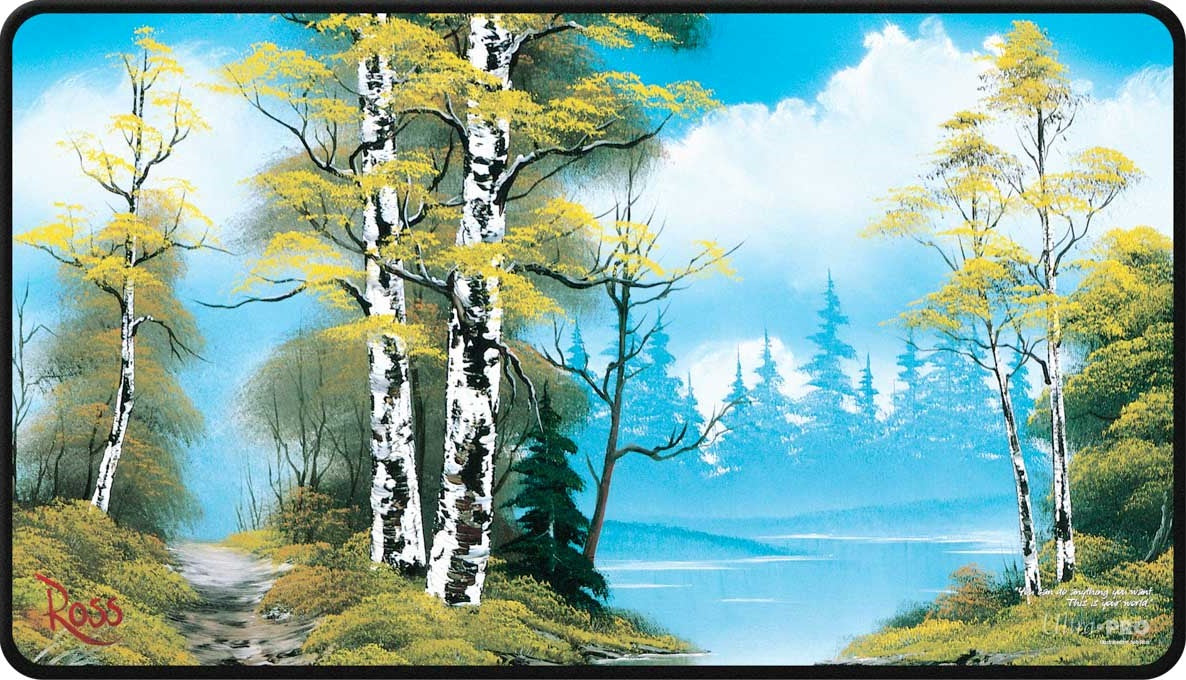 UP Playmat - Bob Ross Lakeside Path **Pre Order**