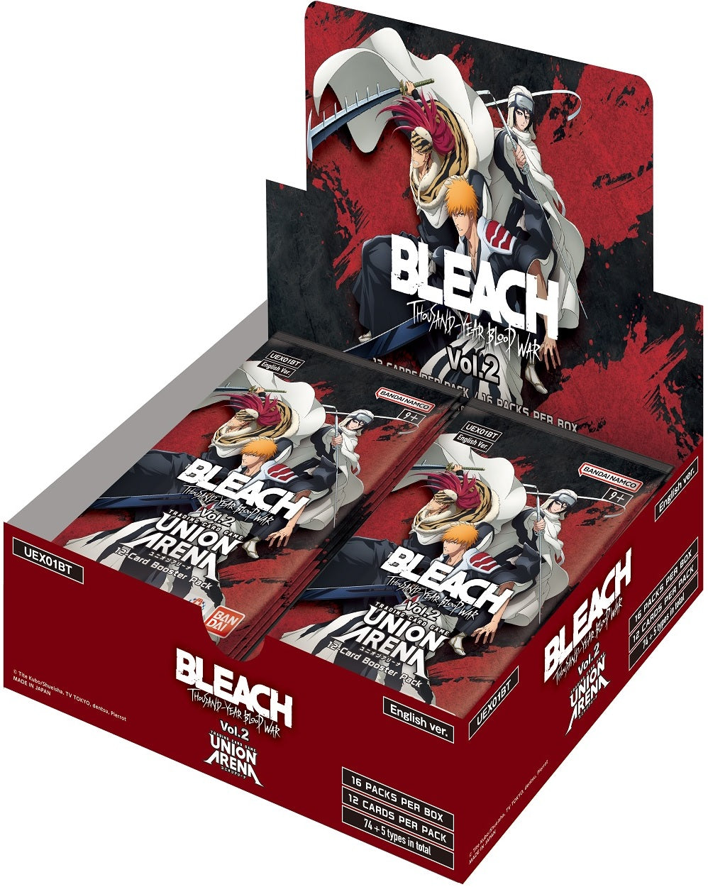 Union Arena: Bleach Thousand Year Blood War Volume 2 Booster Box