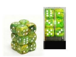 Chessex: 16mm 12D6 Dice Block - Vortex