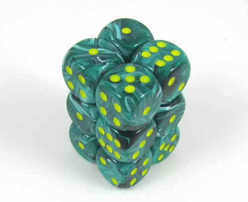 Chessex: 16mm 12D6 Dice Block - Vortex