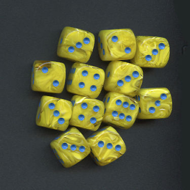 Chessex: 16mm 12D6 Dice Block - Vortex