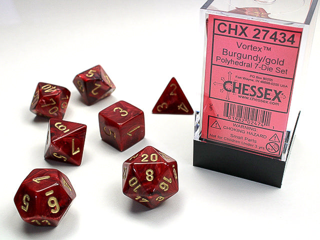 Chessex: Polyhedral 7-Dice Set - Vortex