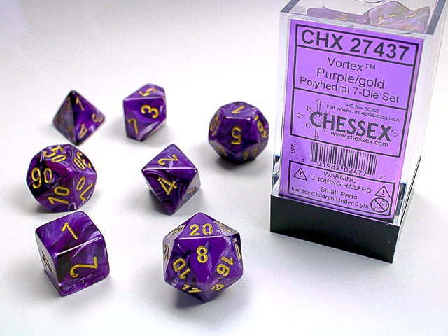 Chessex: Polyhedral 7-Dice Set - Vortex