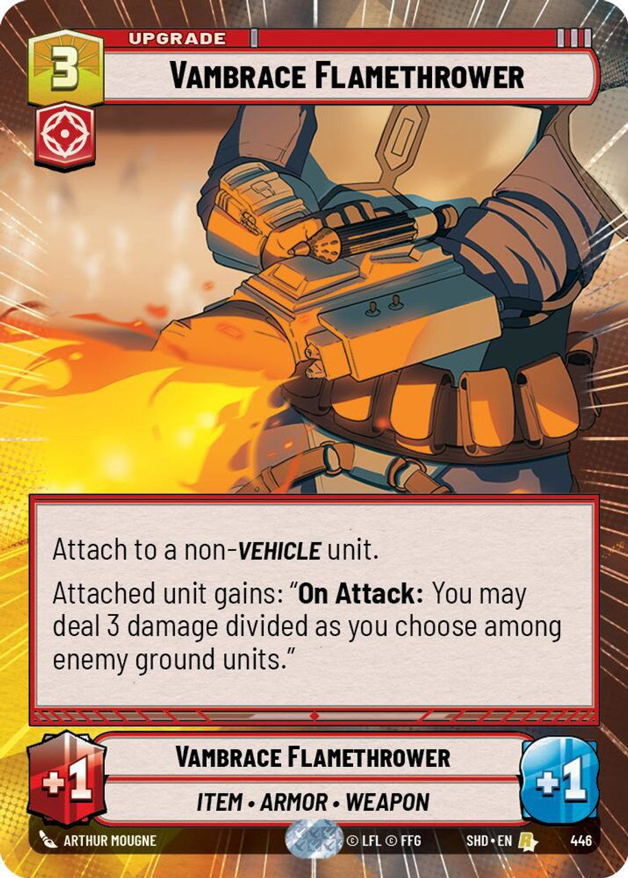 Vambrace Flamethrower (Hyperspace) - Shadows of the Galaxy