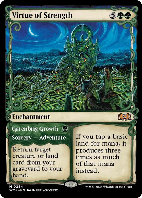 Virtue of Strength - Wilds of Eldraine - 284