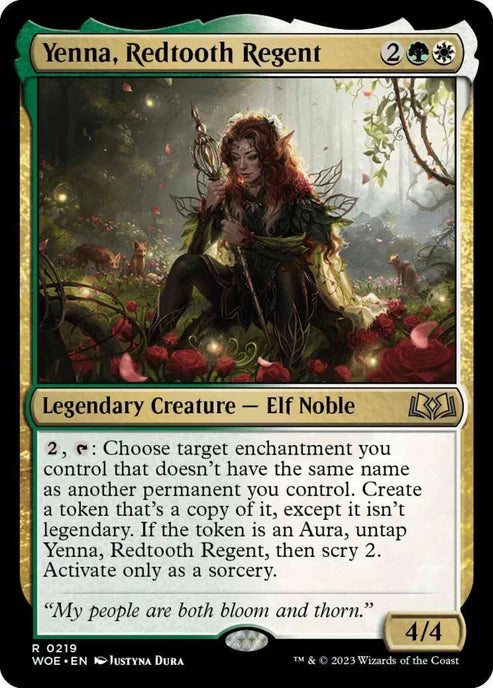 Yenna, Redtooth Regent - Wilds of Eldraine - 219
