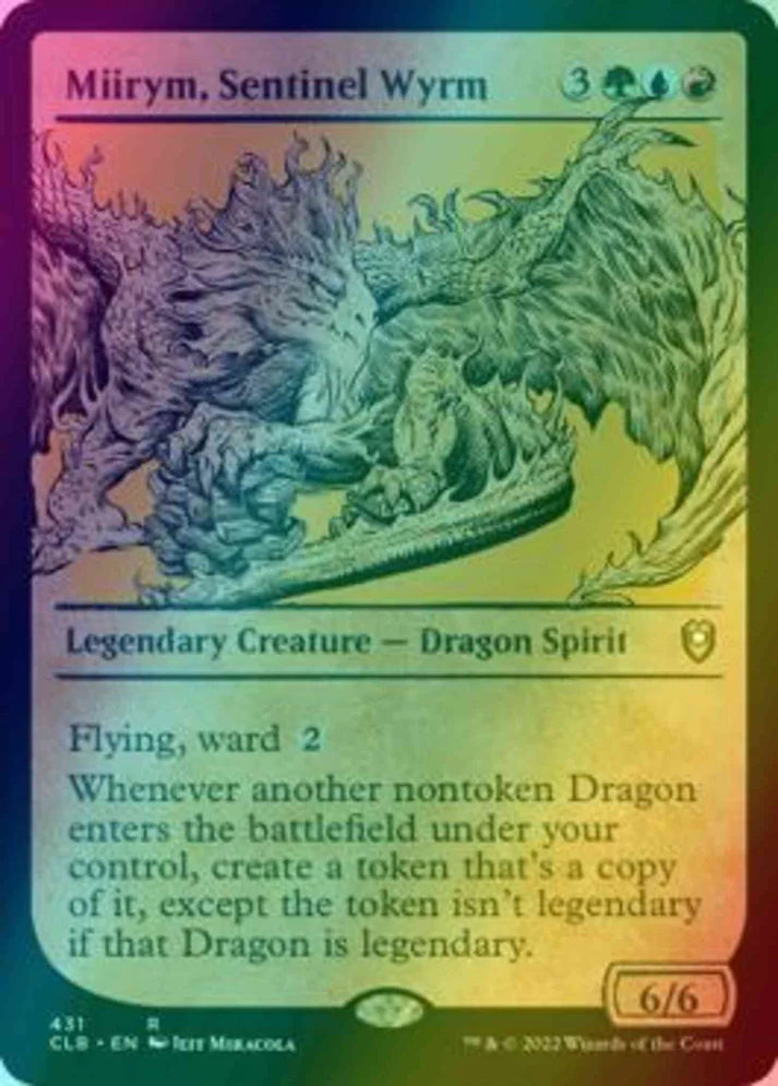Miirym, Sentinel Wyrm - Commander Legends: Battle for Baldur's Gate - 431 (Foil)