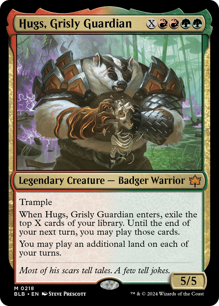 Hugs, Grisly Guardian - Bloomburrow - 218