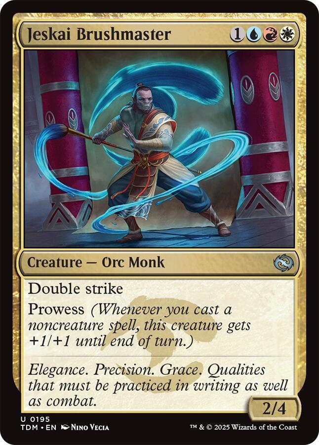 Jeskai Brushmaster - Tarkir: Dragonstorm - 195