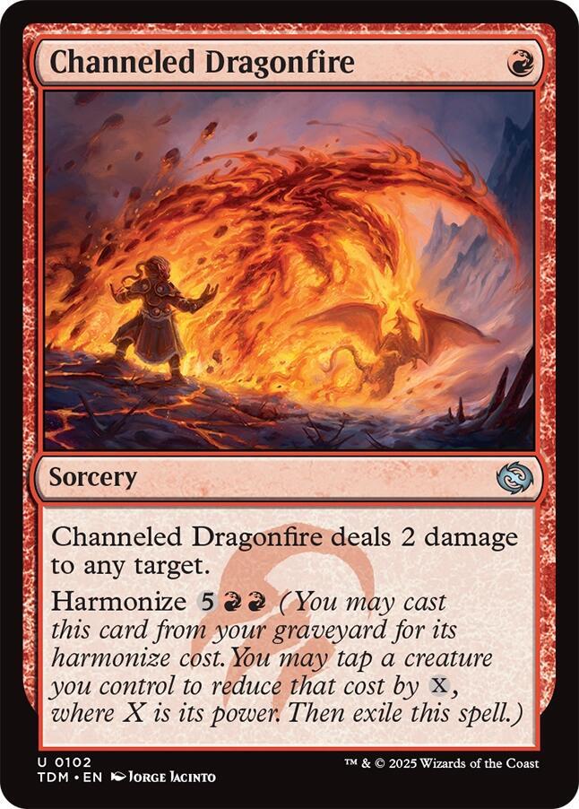 Channeled Dragonfire - Tarkir: Dragonstorm - 102