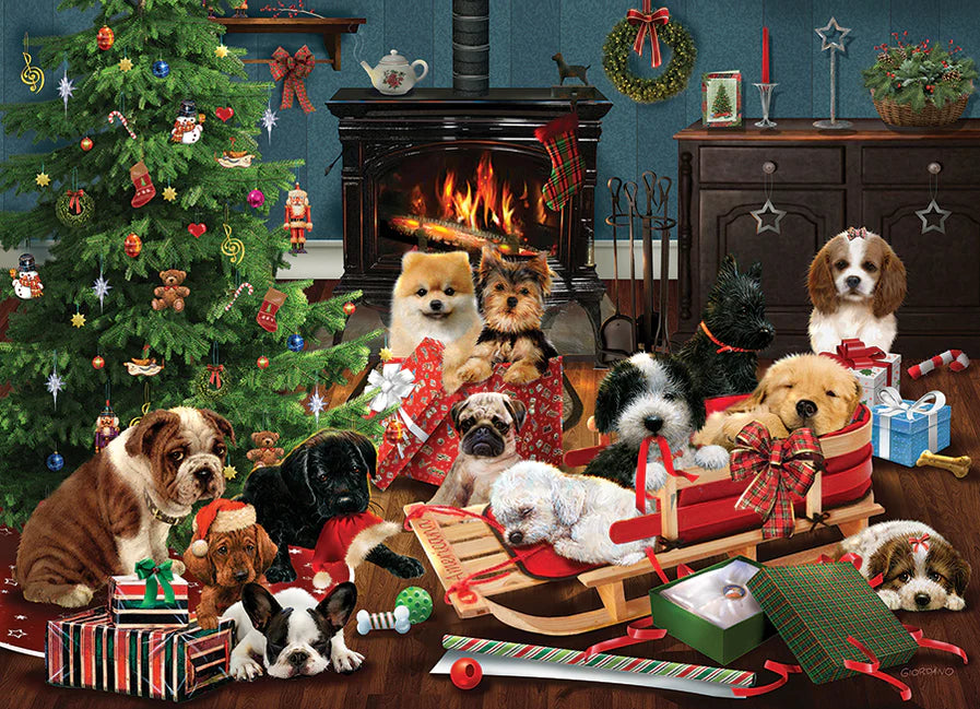 Christmas Puppies 1000