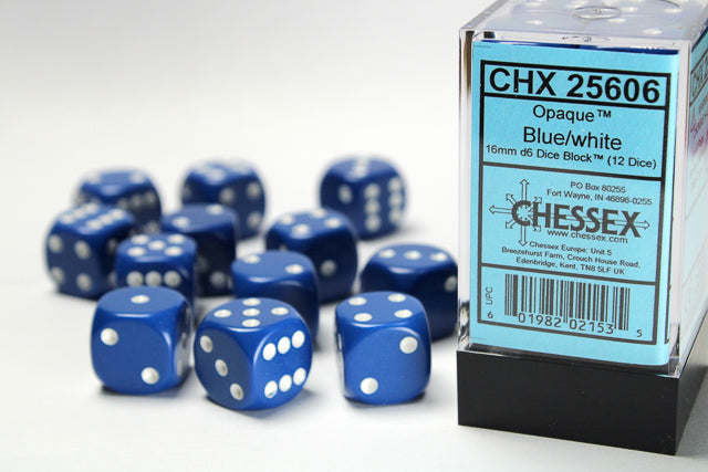 Opaque 12D6 Blue/White