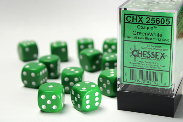 Opaque 12D6 Green/White