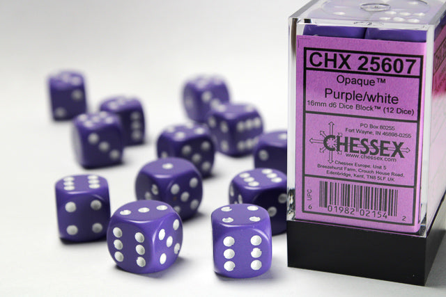 Opaque 12D6 Purple/White