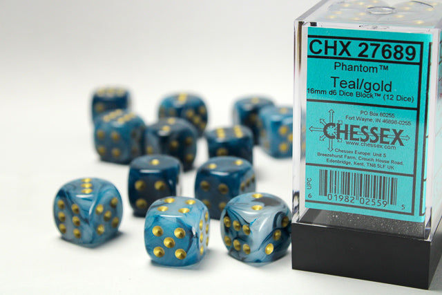 Phantom 12D6 Teal/Gold