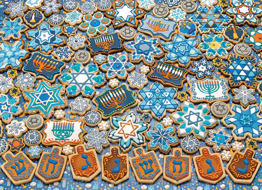 Hanukkah Cookies 1000