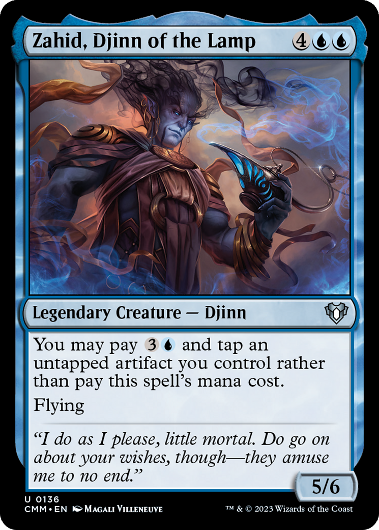 Zahid, Djinn of the Lamp - Commander Masters - 136