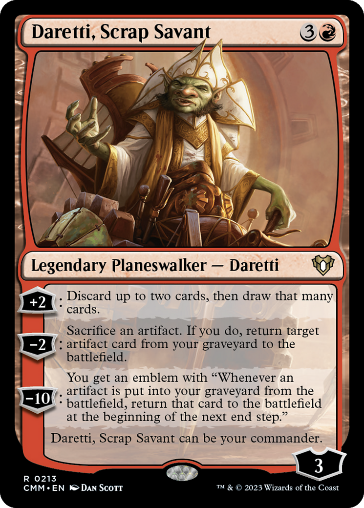 Daretti, Scrap Savant - Commander Masters - 213