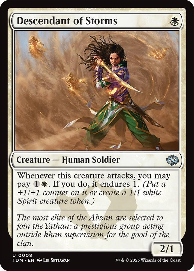 Descendant of Storms - Tarkir: Dragonstorm - 8