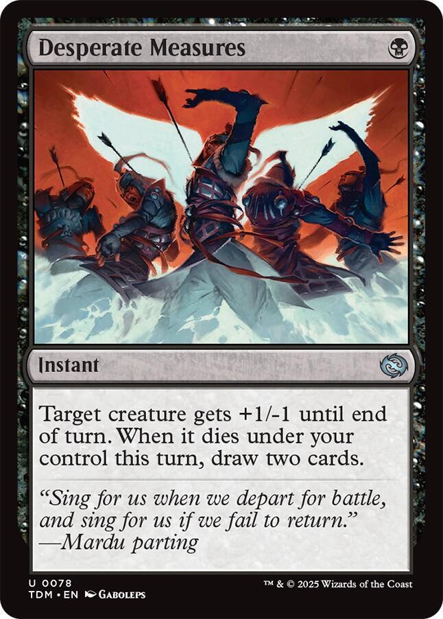 Desperate Measures - Tarkir: Dragonstorm - 78