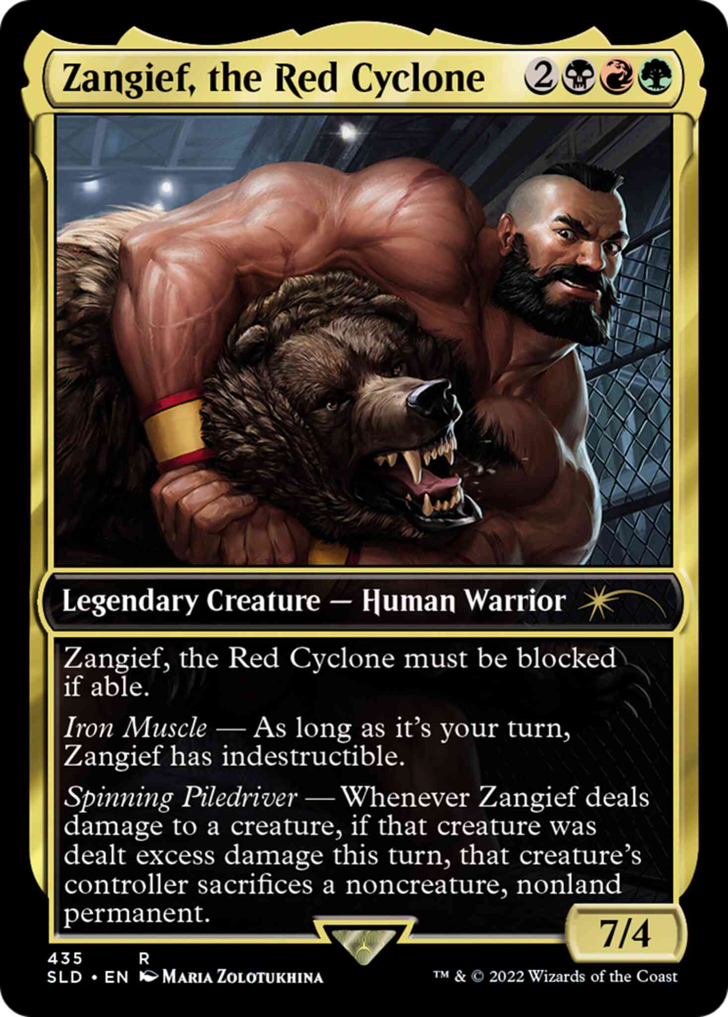 Zangief, the Red Cyclone - Secret Lair Drop - 435