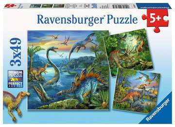 Dinosaur Fascination 3x49pcs