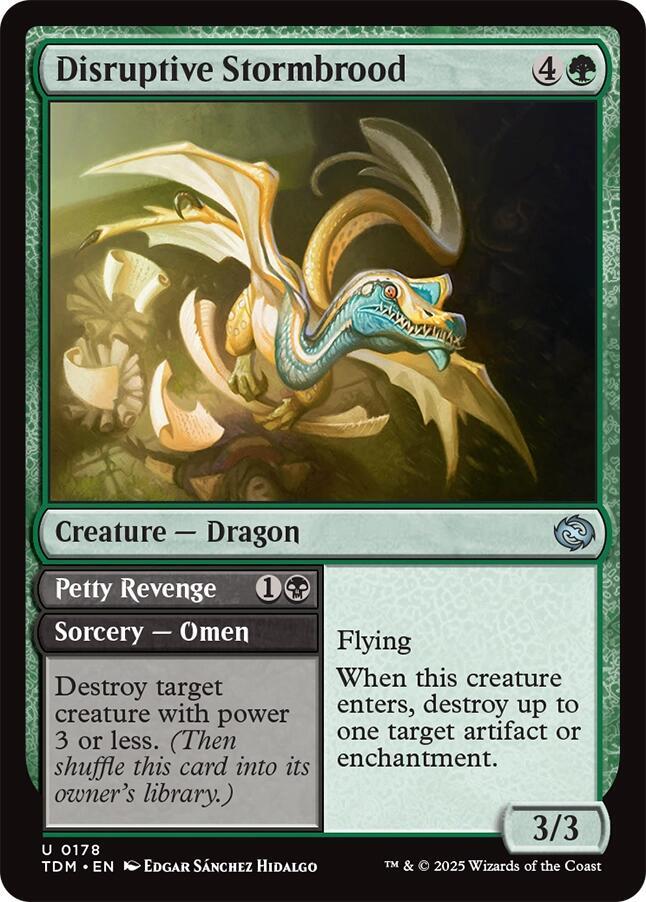 Disruptive Stormbrood // Petty Revenge - Tarkir: Dragonstorm - 178