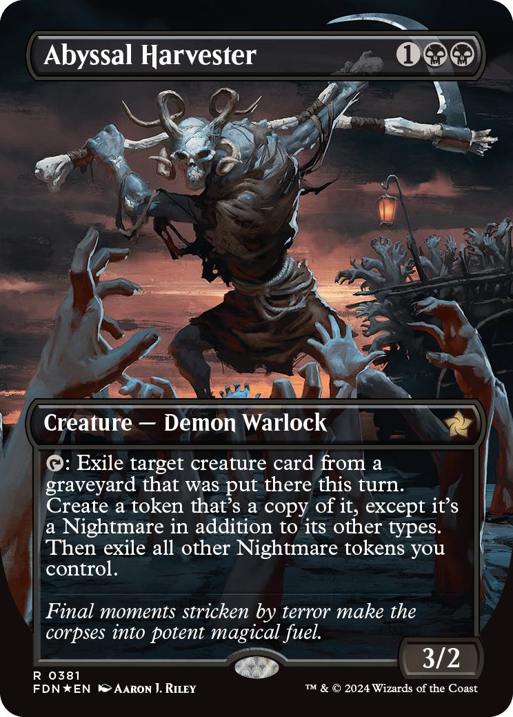 Abyssal Harvester - Foundations - 381 (Mana Foil)