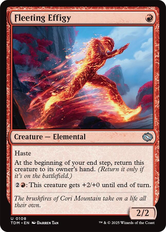 Fleeting Effigy - Tarkir: Dragonstorm - 108