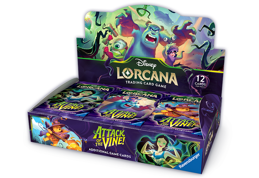 Disney Lorcana - Attack of the Vine! - Booster Box Case **Pre-Order** Disney Lorcana - Attack of the Vine! - Booster Box Case **Pre-Order**