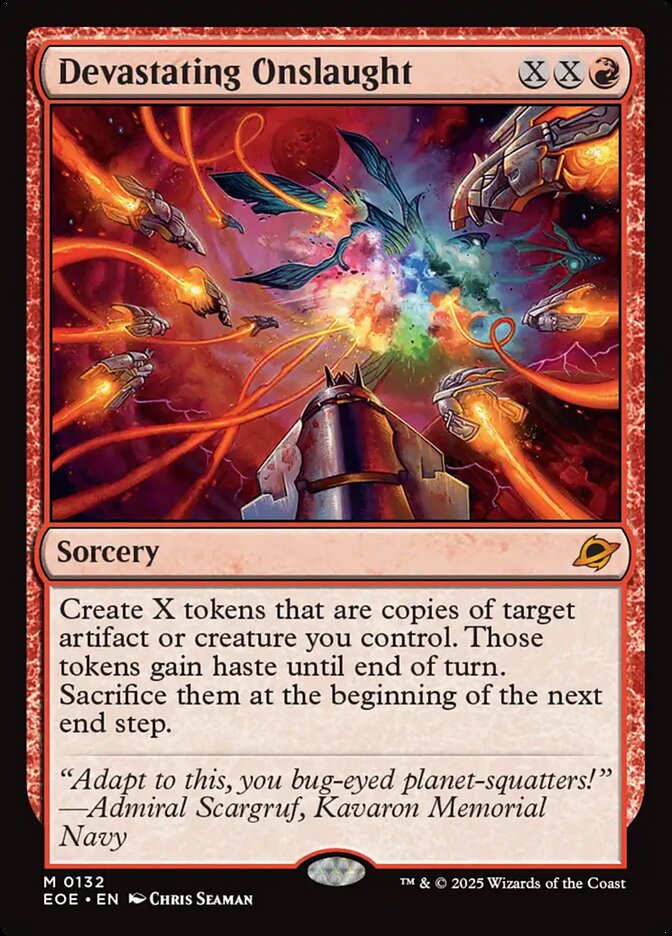 Devastating Onslaught - Edge of Eternities (EOE) - 132
