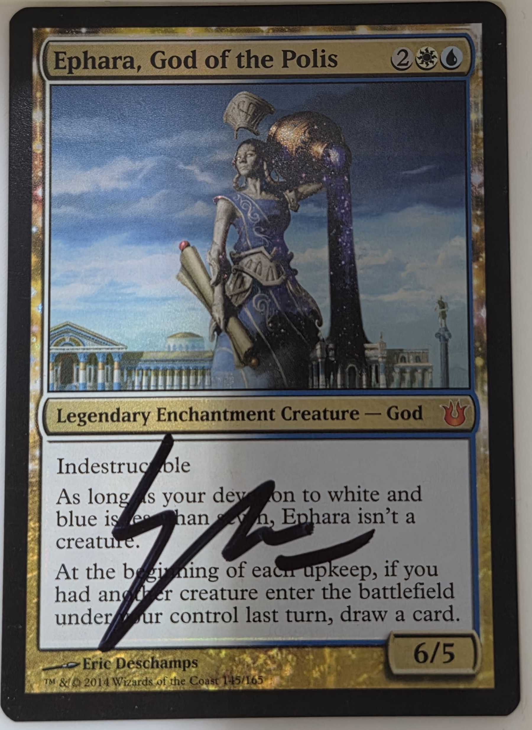 MTG Ephara, God of the Polis (AUTOGRAPHED)