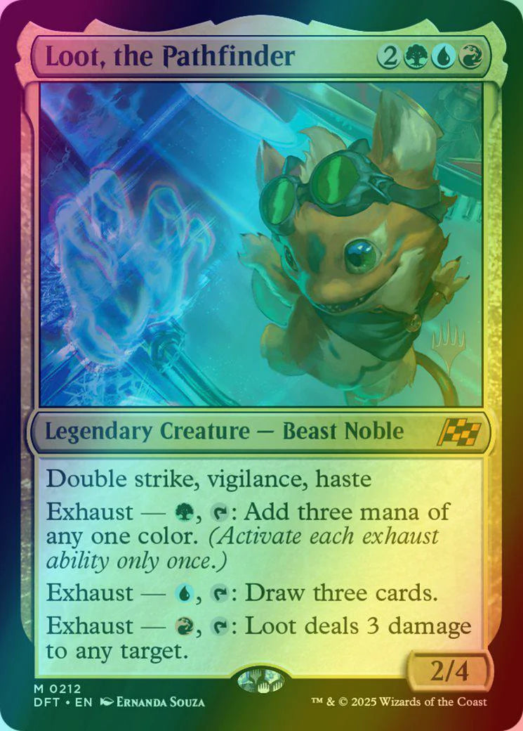 Loot, the Pathfinder - Aetherdrift: Promos - 212 (Foil)