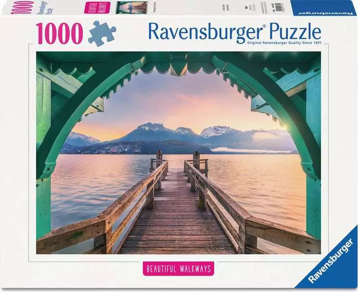 Footbridge at Lac D'Annecy 1000pcs