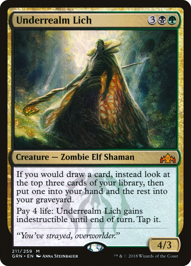 Underrealm Lich - Guilds of Ravnica - 211