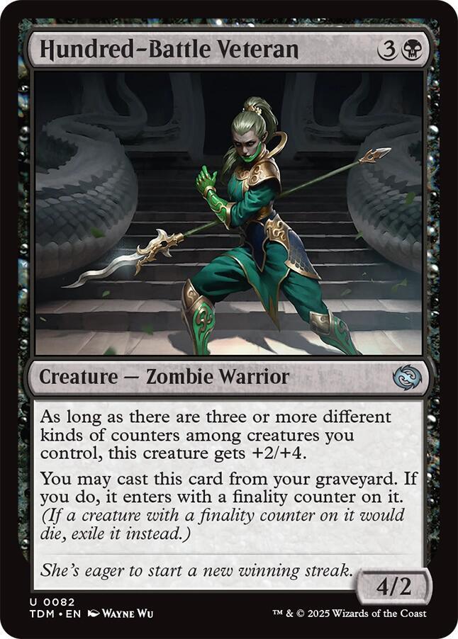 Hundred-Battle Veteran - Tarkir: Dragonstorm - 82