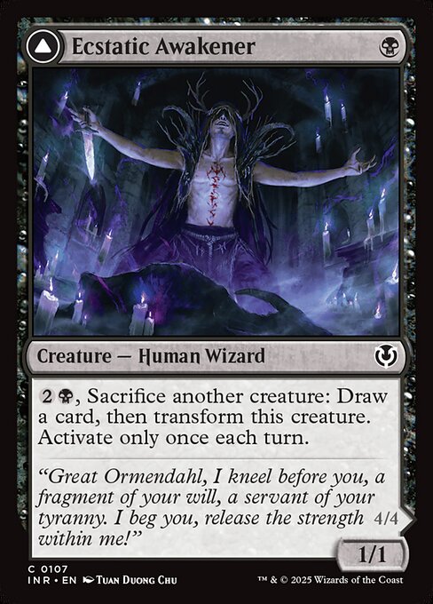 Ecstatic Awakener // Awoken Demon - Innistrad Remastered - 107